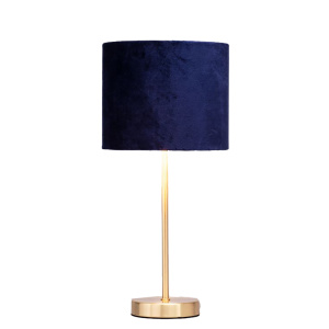 Table Lamp - Gold & Dark Blue