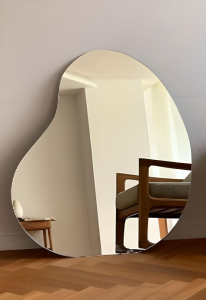 Wall Mirror With One Side Wave