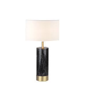 Gold&Black Marble Table Lamp