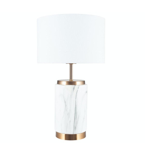 Gold&White Marble Table Lamp