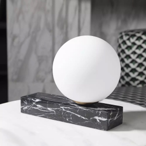 Table Lamp Black&Gold&White