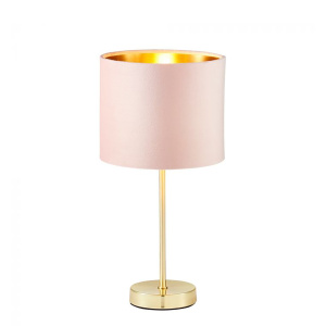 Table Lamp - Gold & Pink