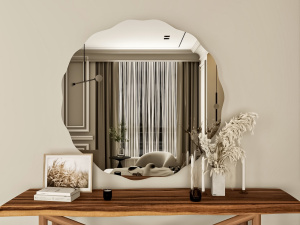 Round Mirror With