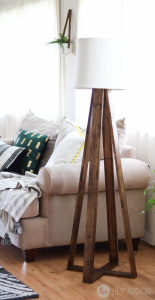 Brown&White Floor Lamp