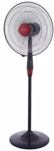 Tornado Stand Fan without Remote Control, 18 Inch, Red/Black - TSF-18XW