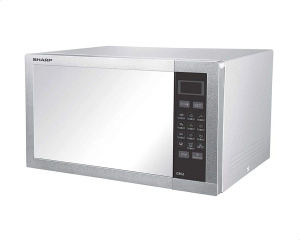 SHARP Microwave Grill 34 Liter, 1000 Watt, 9 Menus, Stainless R-770AR(ST)