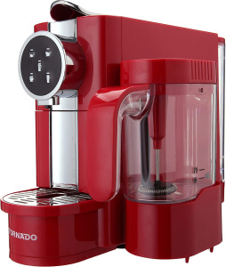 TORNADO Automatic Espresso Coffee Machine 0.65 Liter, Red TCMN-C65R