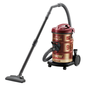 HITACHI Pail Can Vacuum Cleaner 2100 Watt, Cloth Filter, CV-960Y