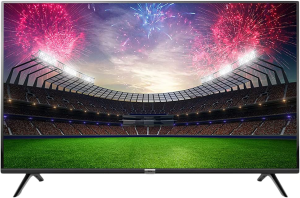 TCL 32 Inch HD LED Smart TV with Android and Built-In Receiver, Black - 32S65