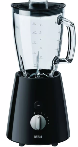 Braun TributeCollection Jug Blender, 800 Watt, Black - JB3060