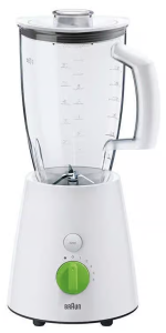 Braun Tribute Collection Blender, 800 Watt, White - JB 3010 WH