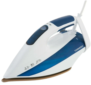 Tornado Steam Iron, 2800 Watt, White x Blue- TST-2400E