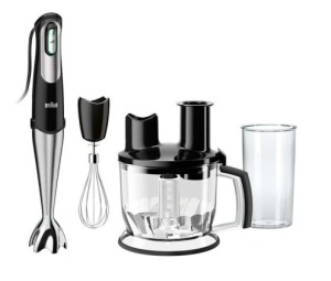 Braun Multi quick 7 Hand Blender Patisserie 750 Watts, Black - MQ775