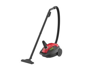HITACHI Vacuum Cleaner 1800 Watt, Cloth, Nano Titanium Filter, Black × Red CV-BG18
