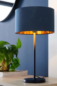 Table Lamp Dark Blue-Gold