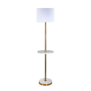 Floor Lamp Gold&White
