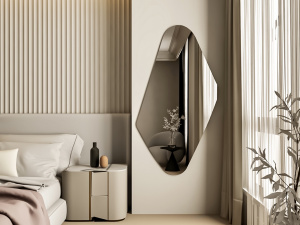 Rhomboid Shapes Mirror